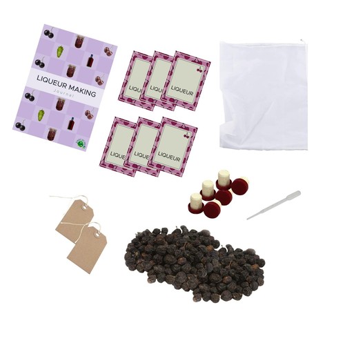 Sloe gin kit with dried - sloe, sloes