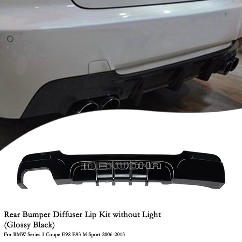 Car gloss black rear - car, lower