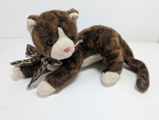 Ty Classic Catalina Cat Tortoiseshell 2006 Beanie Baby Plush With Bow Free P+P