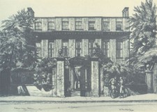 PETERSHAM. Rutland Lodge. London. By W Fairclough 1946 old vintage print