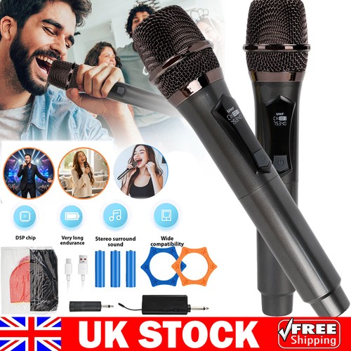 Wireless microphone uhf - 2x,
