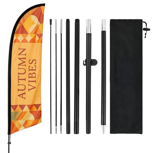 8ft feather flag pole kit - flag,