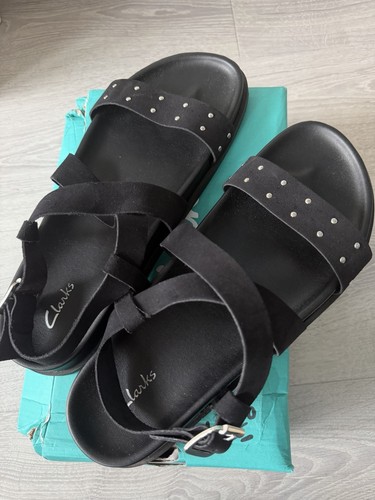 Clarks zarlea black studded - zarlea,