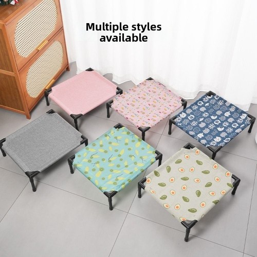 Cat elevated bed portable pet - bed,