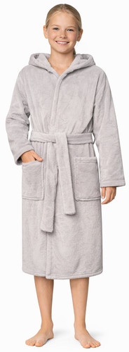 Kids silver fleece - silver,
