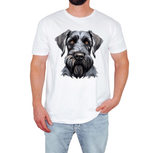 Funny schnauzer mens shirt - funny,