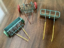 VINTAGE CHILDRENS TIN PLATE TOY FARM IMPLEMENTS