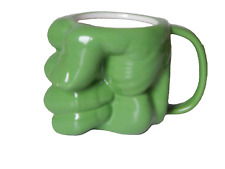 The Incredible Hulk Fist Shaped Mug Green 3D Sculpted Novelty Mug
