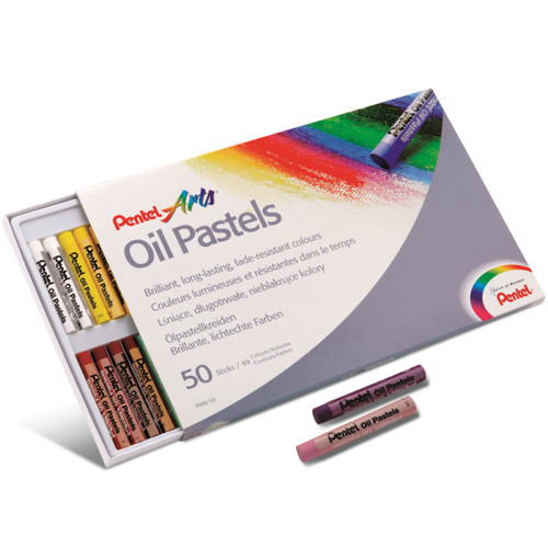 Pentel oil pastels assorted - oil,