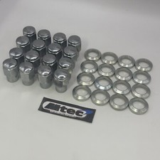 16x Wolfrace Style Wheel Nut, Kit Car 7/16" UNF 30d Tapered Washer  11/16" Dia