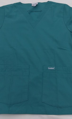 Landau neck scrub top nwt - v,