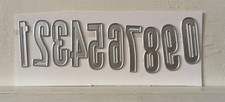 Number Dies - Sizzix - 10 dies