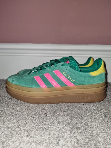 Adidas gazelle platform green - gazelle,