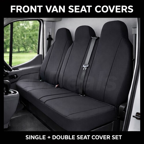 Van front seat covers - -, black
