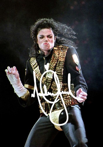 Michael jackson signed - michael,