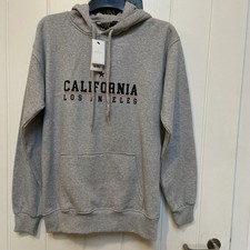 Womans Lipsy Grey Hoodie Size