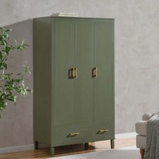Dusk Sienna 3 Door Wardrobe with Drawers Vetiver RRP £319