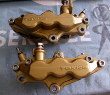 Suzuki GSXR 1000 K1 K2 6 piston calipers pot Stainless steel ZZR1100 upgrade