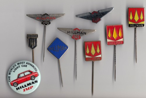 Vintage enamel hillman - enamel,
