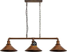 Industrial Steam Punk 3Way Over Table Light Indoor Hanging pendant Light Ceiling