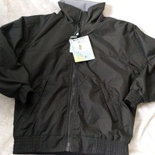 BRONTE Black Fleece lined Stable Jacket size Chest 28" Youths