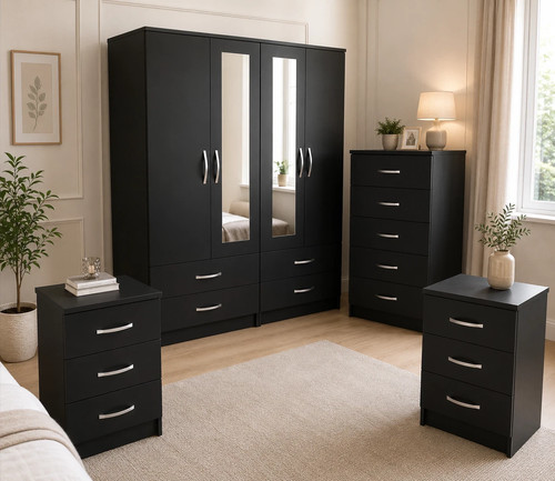 Ready assembled wardrobe set - ready,