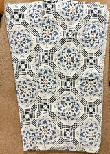 Bedeck Elements Lined Cotton Curtains. Pencil pleat. Each curtain is W62" x L72"