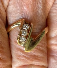 Ladies Diamond Ring Angled 3