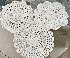 THREE VINTAGE  WHITE COTTON