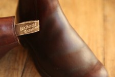 Ian Harold Brown Leather Chelsea Boots Shoes UK 7 US 8 EU 41