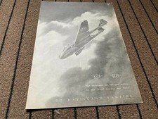 AC15 ADVERT 11X8 DE HAVILLAND VAMPIRE FOR THE ROYAL SWEDISH AIRFORCE