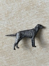 Vintage Red Setter Metal Brooch