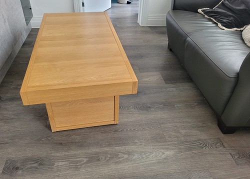Light oak solid wood coffee - oak,