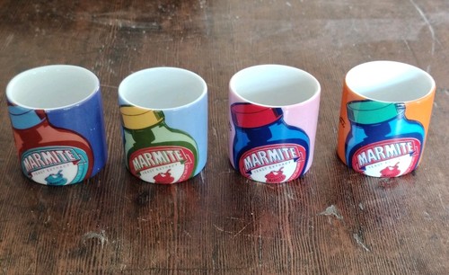 Marmite pop art egg - marmite, cups