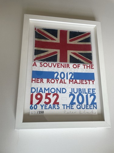 Rare framed signed sir - framed, peter