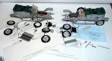 TWO Franklin Mint 1907 Rolls-Royce Silver Ghost AX201. Spares /Repair only