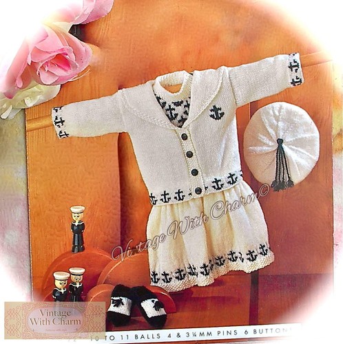 Vintage knitting pattern - knitting,
