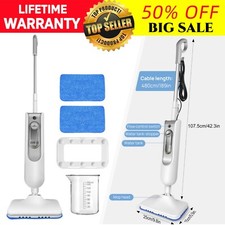 3500W Steam Mop Floor Cleaner Handheld Steamer Carpet Upholstery Free Mop Pads