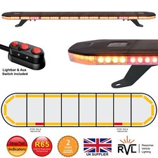 LED Beacon Light Bar 1500mm Stop / Brake Tail Indicators STI Amber Recovery 5ft