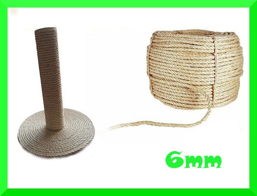 6mm natural sisal rope twisted - 6mm,