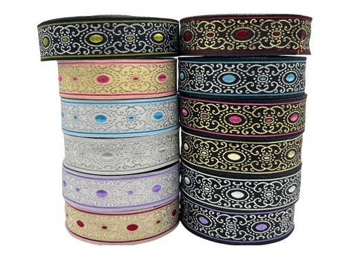 10m jacquard ribbon trim - 10m,