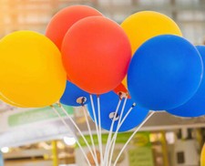 Party Balloons Sticks and Cups