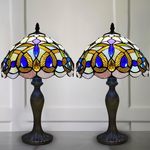 Pair tiffany style 10inch - pair,