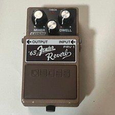 BOSS FRV-1 Fender '63 Reverb Guitar Effects Pedal Tested Used from Japan HTF