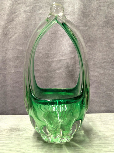 Murano glass basket - basket, vase