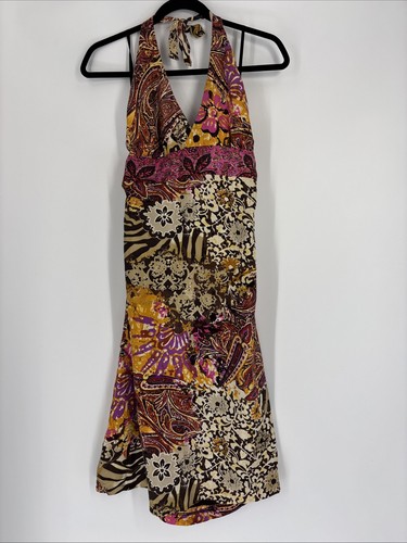 Pink tartan halter dress - dress,