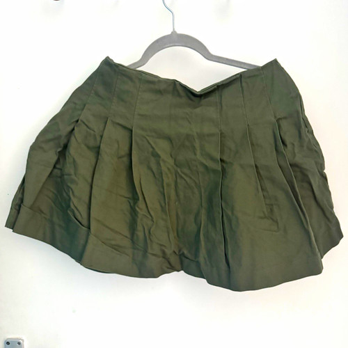 Next green pleated - pleated, cotton
