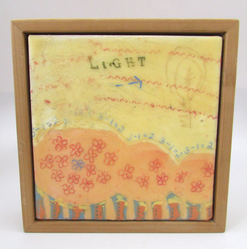 Gina adams encaustic painting - gina,