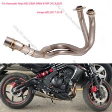 For Kawasaki Z650 Ninja Versys 650 17-23 Modified Exhaust System Front Link Pipe