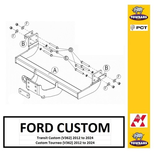 Towbar for transit - towbar, van